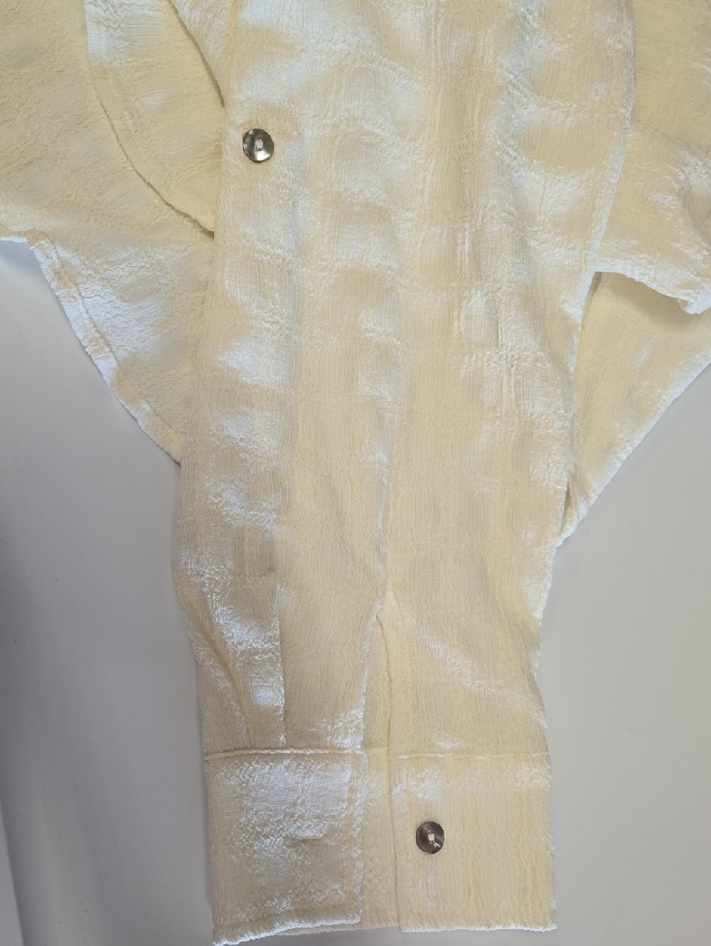 Chenault Cream Button-Down Shirt - Picture 10 of 11